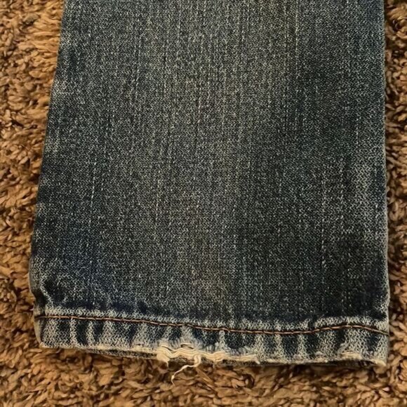 Levis’s 549 Relaxed Fit Boys Denim Jeans Distressed Size 2 - Picture 10 of 12